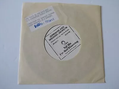 Jermaine And Michael Jackson ‎- Tell Me I'm Not Dreaming  **RARE** PROMO 7  EP • £8.99