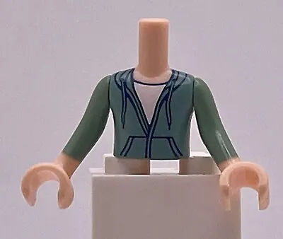 £1.97 • Buy Lego Minifigure Figure Torso Sand Green Hoodie Sweatshirt Frnd084