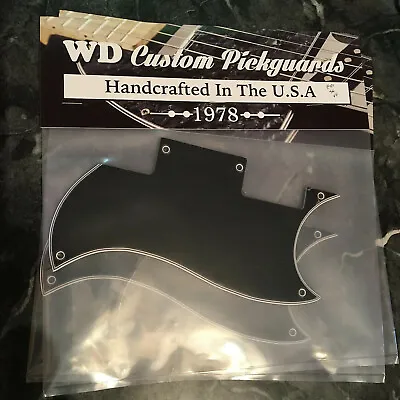 GaryG's 5 Ply Black/White Pickguard For Epiphone SG Special VE Made In USA • $31.95