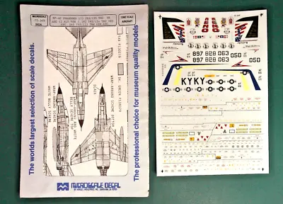 Microscale Decals 1/72 72369 - RF-4C Phantoms • £7.99