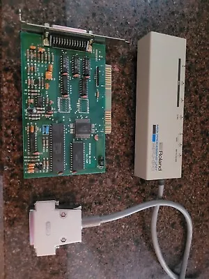 Roland MPU-IPC MPU 401 MIDI Processing Unit With 8-bit ISA Interface Card. • $450