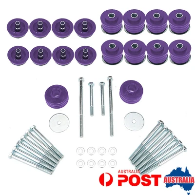 $165.17 • Buy Body Mount Bushing Kit For Ford F250 F350 1999-18 Polyurethane Body Mount Purple