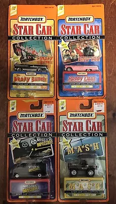 Matchbox Star Car Collection Cars New In Sealed Package - Lot Of 4 - 1997 • $27.50