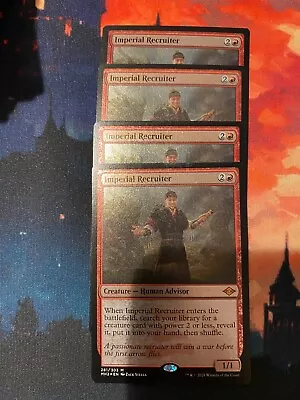 MTG Modern Horizons 2 Imperial Recruiter Foil Etched X 4 • $27.50