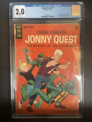 $199 • Buy Jonny Quest #1 CGC 2.0 Hanna Barbara 