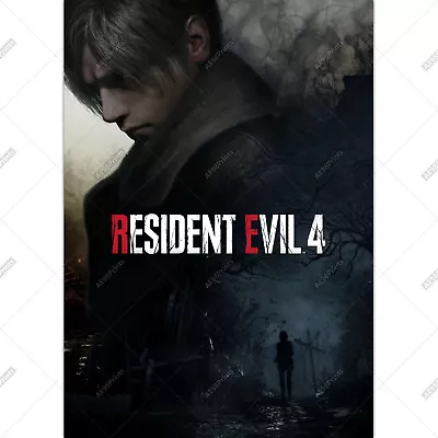 Resident Evil 4 Remake 2023 Video Game Poster Print Room Decor Wall Art A1 A2 A3 • £5.59