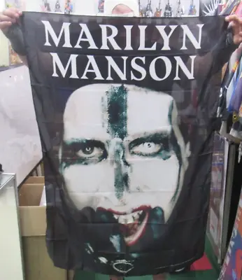 Marilyn Manson Textile Poster Flag Rare New Never Opened • $20.99