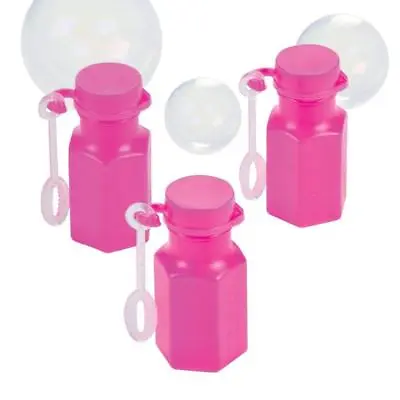 $43.73 • Buy Neon Pink Hexagon Bubble Bottles 0.3oz 4 Dozen - Bulk (48 Pieces)