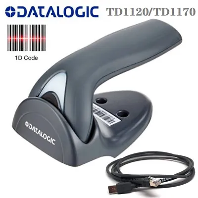 £88.67 • Buy Datalogic Touch TD1100 TD1120-BK-65 USB/RS232 Linear Handheld 1D Barcode Scanner