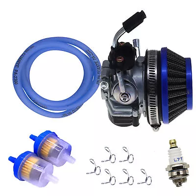 Racing Carburetor 2 Stroke 49cc 50cc 66cc 80cc 100cc With  Filter For 2 M3V3 • £23.56