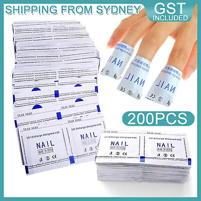 Disposable Gel Nail Polish Remover Pads UV Soak Off Acetone Removal WrapsCleaner • $14.95