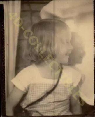 Vintage Snapshot Photograph  Girl Gazing Into The Light Of Yesteryear • $10