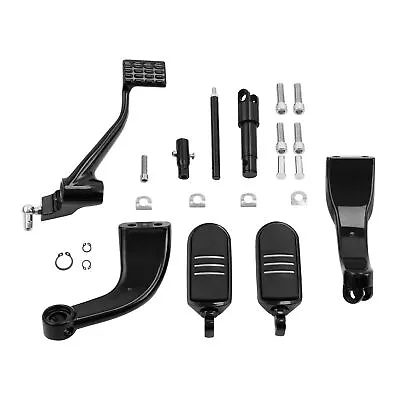 Mid Controls Kit Foot Peg Lever Fit For Harley Sportster Iron XL 883 14-23 Black • $119.99