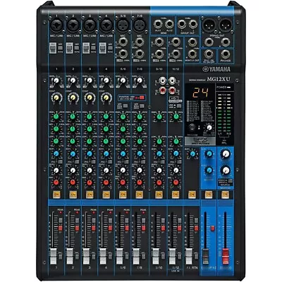 Yamaha MG12XU 12-Channel Mixer With Effects 197881115654 • $318.39