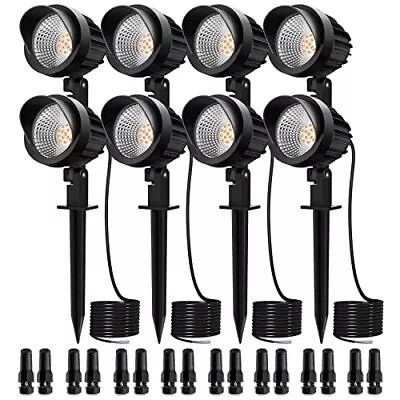 MEIKEE 7W Low Voltage Landscape Lights DC/AC 12V 24V  Assorted Sizes  • $67.97