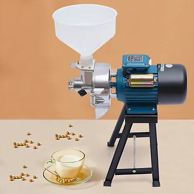 £222.30 • Buy 220V Electric Feed Mill Wet Dry Cereals Grinder Rice Corn Grain Wheat Coffee