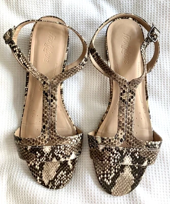 £14.99 • Buy Size 7 Sandals Leather By Footglove At M&S Slingbacks 1.75'' Heels FREE Delivery