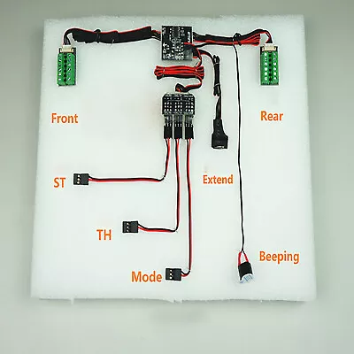 Light Kit Light Set Upgrade Parts For Tamiya 1/14 RC Trailer Tractor Cargo Truck • £28.63