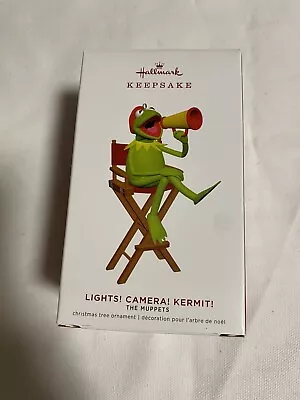 2019 Hallmark Keepsake Ornament The Muppets Lights! Camera! Kermit! Nib • $24.50