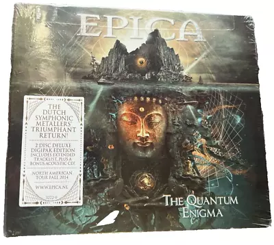 FACTORY SEALED Epica The Quantum Enigma Ger 2CD Deluxe Digipak Extended/Acoustic • $12.59