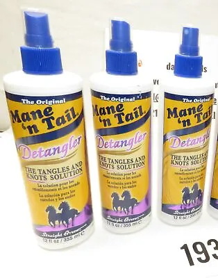 3-Pack Mane 'n Tail Straight Arrow Equine Detangler Spray For Horse 12oz X3 • $29