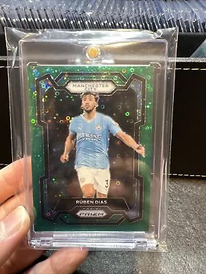 2023-24 Panini Prizm EPL Green Breakaway Ruben Dias 1/5 Manchester City • $8