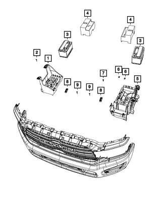 Genuine Mopar Battery Tray 68350658AC • $94.22