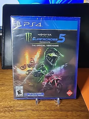 AMA Monster Energy Supercross 5 The Official Videogame Sony PS4 NEW/ SEALED • $9.99