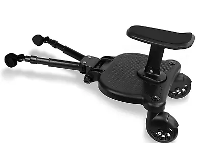 Buggy Board Universal With Seat Adjustable Stroller Footboard • £29.49