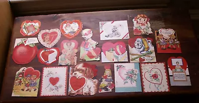 Vintage TEACHER Valentines Lot Of 19 Cards / Free U.S.A. Shipping • $23