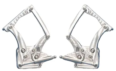 1964-1966 Mustang Hood Hinges Billet Eddie Motorsports Made In U.S.A. • $615