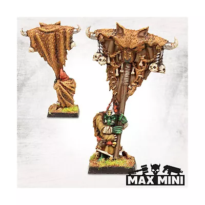 Maxmini Fantasy Mini 28mm Goblin Battle Standard Pack New • $12.95