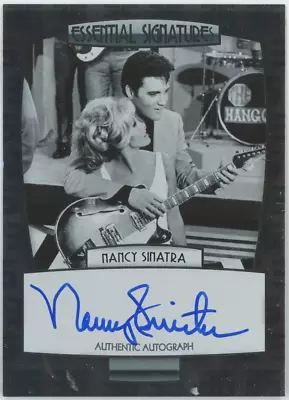 Nancy Sinatra 2012 Press Pass Essential Signatures Elvis ES-NS Auto Signed 25695 • $49.99