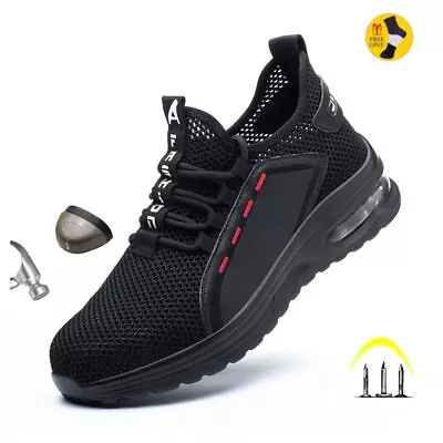 Work Shoes Breathable Steel Toe Boots Safety Anti-slippery Sneaker Men Women • $58