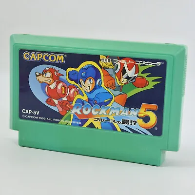 Famicom ROCKMAN V 5 Megaman Cartridge Only Nintendo Fc * • $15