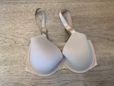 Victoria's Secret Praline 38DD Love Cloud Lined Full Coverage Front Close Bra VS • $19.99