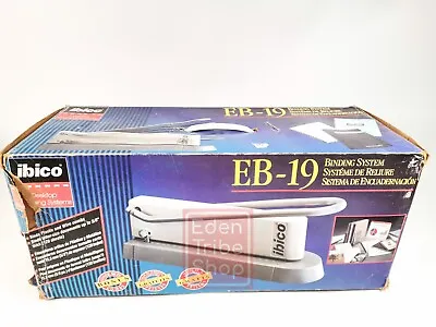 Ibico  EB-19 Manual Punch & Binder Binding Machine Open Box • $52.48