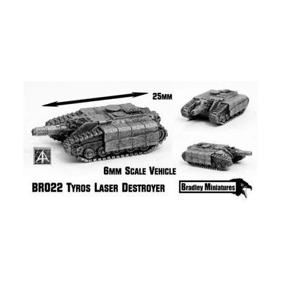 £15.68 • Buy Alternative Armies Sci-Fi Mini 6mm Tyros Laser Destroyer Tank Pack New