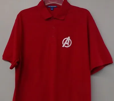 Avengers Marvel Comics Mens Embroidered Collectible Polo XS-6XL LT-4XLT  New • $30.59