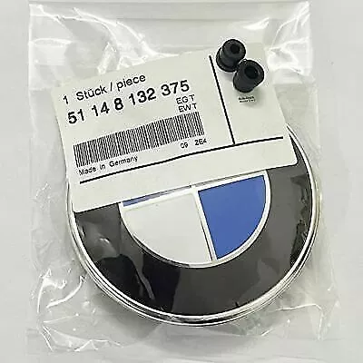 Replacement For BMW Hood Emblem Logo Badge Roundel 82mm 51148132375 + Grommet... • $8.82