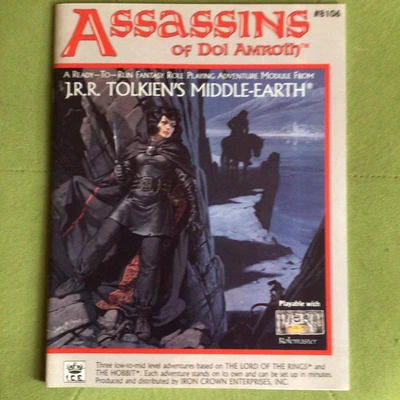 £16 • Buy Assassins Of Dol Amroth - MERP Rolemaster Adventures ICE #8106 REPRINT
