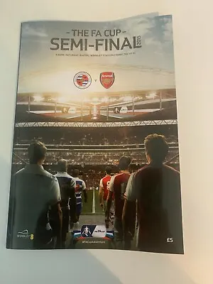 Reading Arsenal Program FA Cup Semi Final 2015 • £2