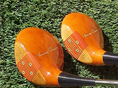 PERSIMMON WOODS Macgregor Tommy Armour 693 RH Golf Clubs Set 2 & 4 W New Grips • $175