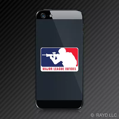 Major League Infidel Cell Phone Sticker Decal Self Adhesive Mobile MLI • $4.96