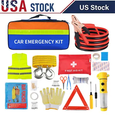 Roadside Assistance Emergency Kit - Multi Purpose Emergency Pack USA Ship • $24.99