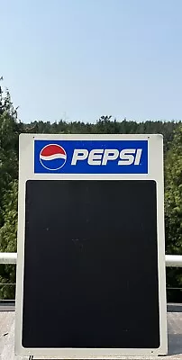 Vintage Pepsi Metal Advertising Chalkboard Blackboard Menu Sign GorDon Canada • $249.95