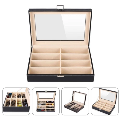 $80.43 • Buy Quay Sunglasses Women Leather Sunglasses Case Jewelry Boxes Men