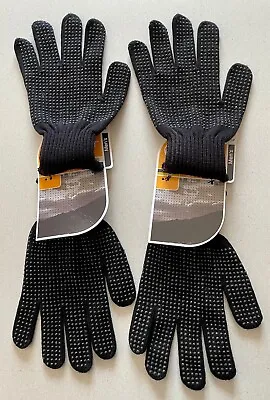 NEW Manzella Performance Grip KNIT Gloves MENS Size LARGE L Black 2 PAIRS • $19.99