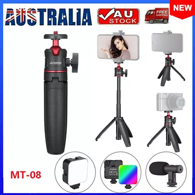 $20.09 • Buy MT-08 Mini Extendable Desktop Tripod Bracket For DSLR Cameras Smartphones V7P6
