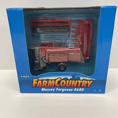 Ertl Massey Ferguson 8680 Combine 2 Heads  1/64 From 1999 • $65